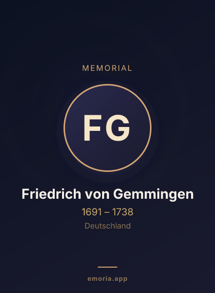 Memorial portrait of Friedrich von Gemmingen