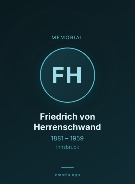 Memorial portrait of Friedrich von Herrenschwand