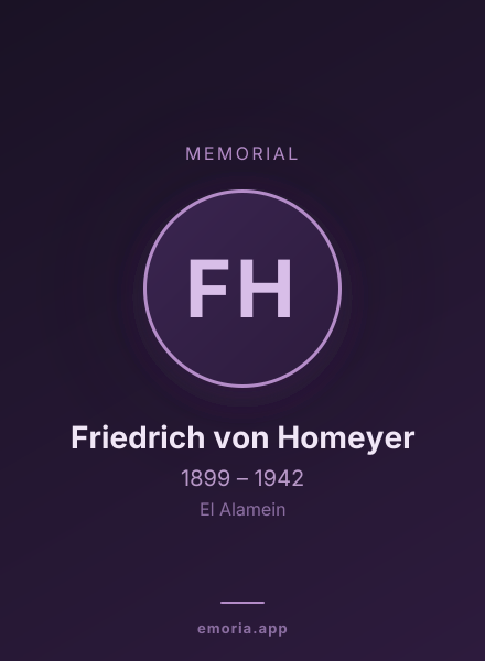 Memorial portrait of Friedrich von Homeyer