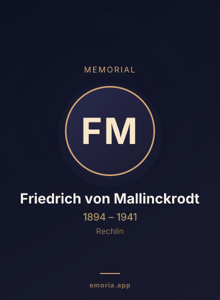Memorial portrait of Friedrich von Mallinckrodt