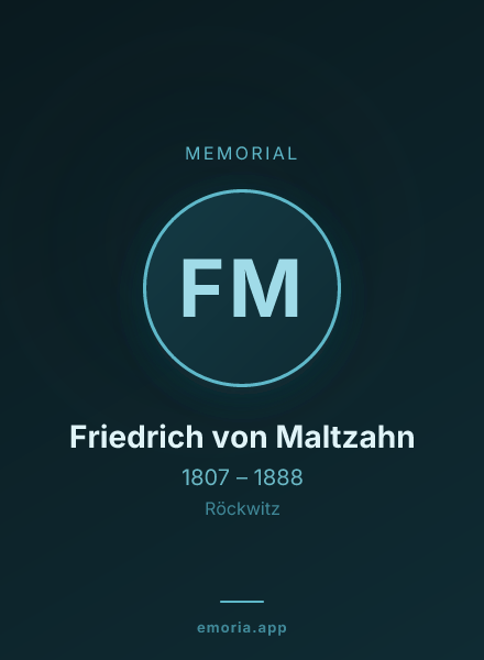 Memorial portrait of Friedrich von Maltzahn