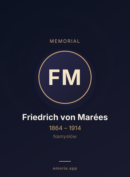 Memorial portrait of Friedrich von Marées