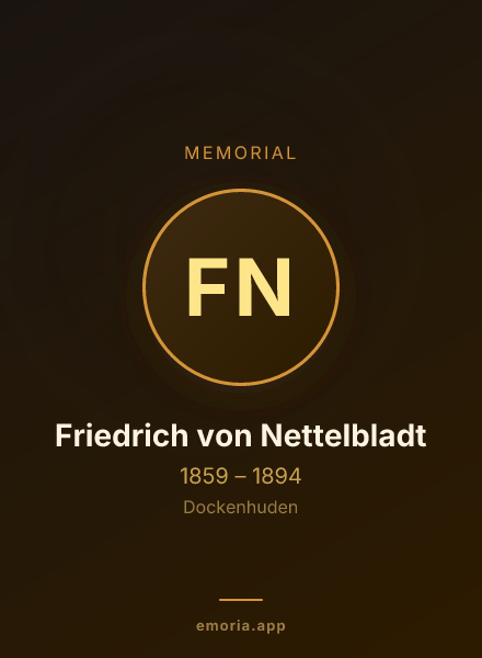 Memorial portrait of Friedrich von Nettelbladt