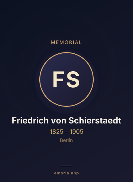 Memorial portrait of Friedrich von Schierstaedt