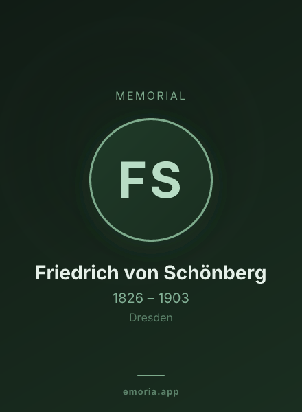 Memorial portrait of Friedrich von Schönberg