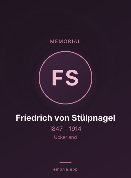 Memorial portrait of Friedrich von Stülpnagel