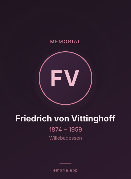 Memorial portrait of Friedrich von Vittinghoff