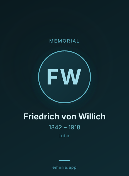 Memorial portrait of Friedrich von Willich