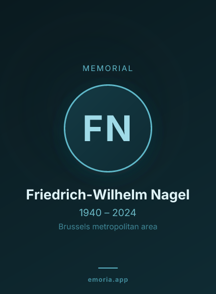 Memorial portrait of Friedrich-Wilhelm Nagel