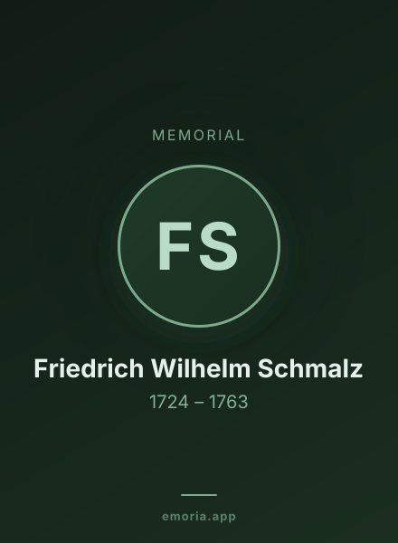 Memorial portrait of Friedrich Wilhelm Schmalz