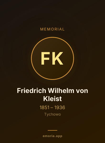 Memorial portrait of Friedrich Wilhelm von Kleist