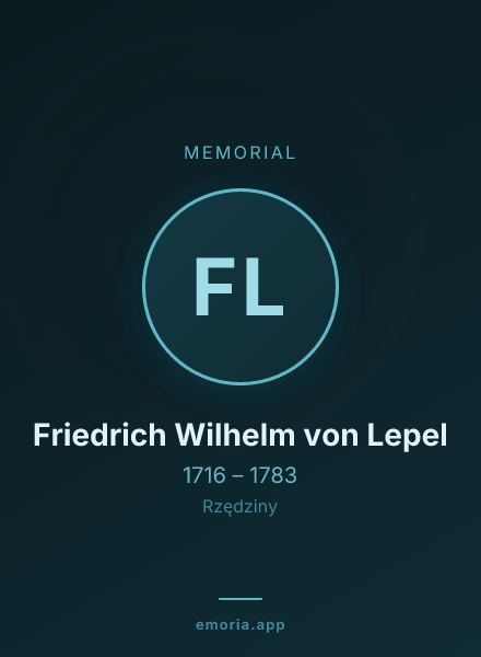 Memorial portrait of Friedrich Wilhelm von Lepel