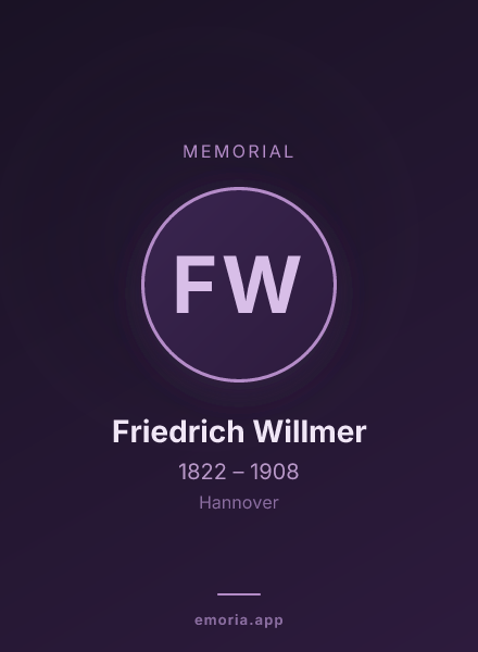 Memorial portrait of Friedrich Willmer