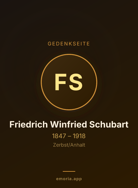 Gedenkportrait von Friedrich Winfried Schubart