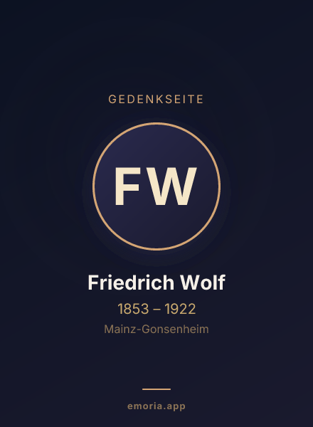 Gedenkportrait von Friedrich Wolf