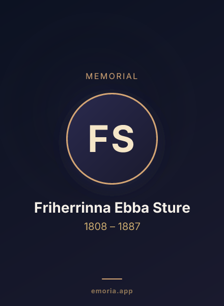 Memorial portrait of Friherrinna Ebba Sture