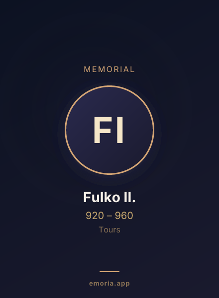 Memorial portrait of Fulko II.