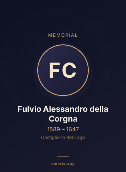 Memorial portrait of Fulvio Alessandro della Corgna