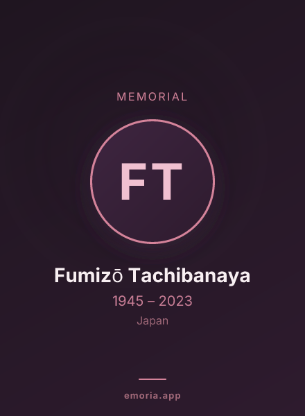 Memorial portrait of Fumizō Tachibanaya