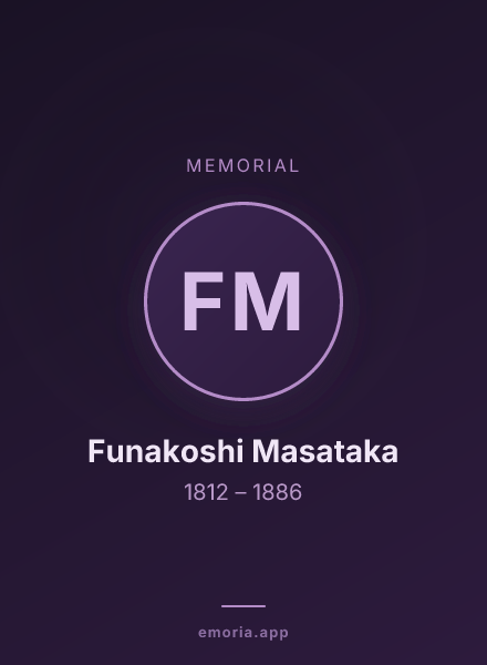 Memorial portrait of Funakoshi Masataka