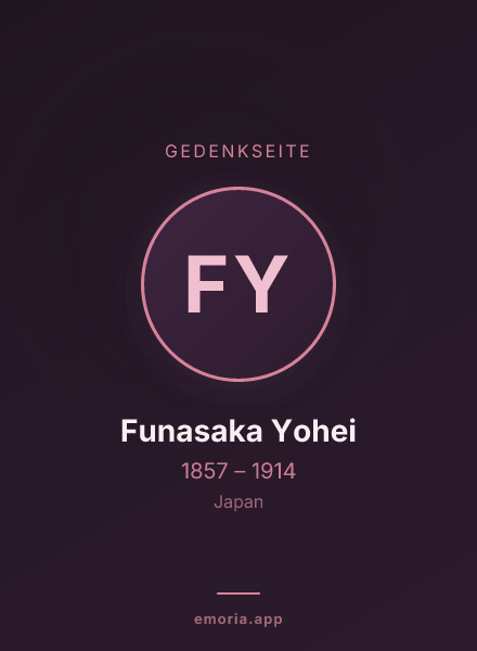 Gedenkportrait von Funasaka Yohei