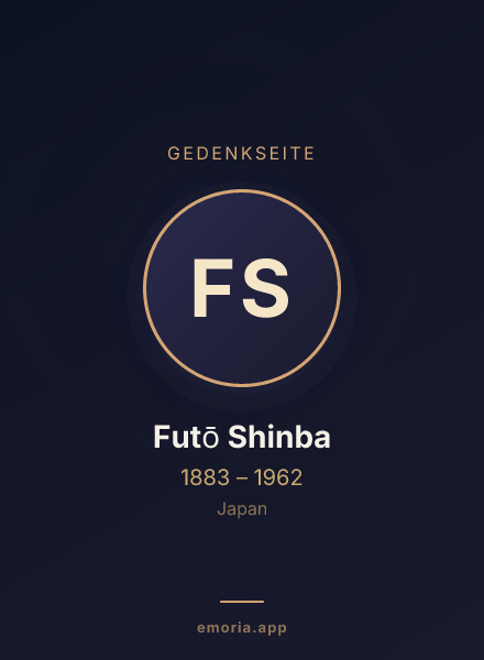 Gedenkportrait von Futō Shinba