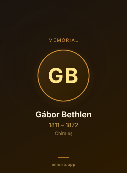 Memorial portrait of Gábor Bethlen