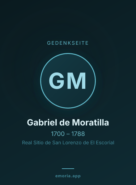 Gedenkportrait von Gabriel de Moratilla
