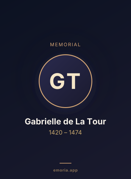 Memorial portrait of Gabrielle de La Tour