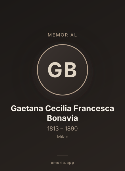 Memorial portrait of Gaetana Cecilia Francesca Bonavia