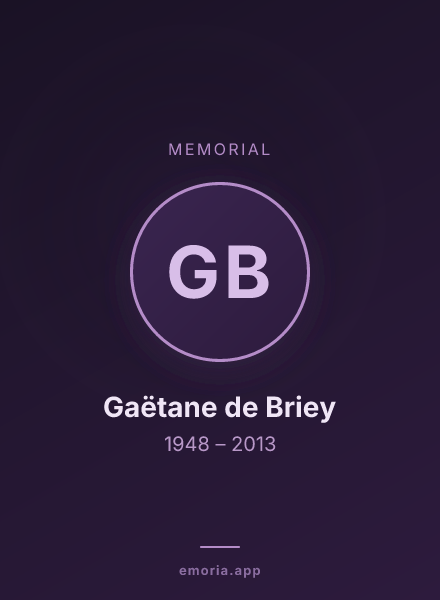 Memorial portrait of Gaëtane de Briey