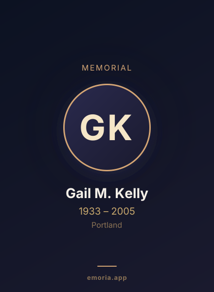 Memorial portrait of Gail M. Kelly