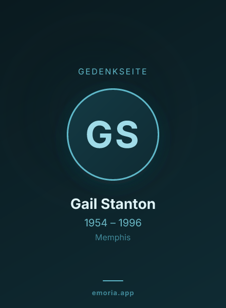 Gedenkportrait von Gail Stanton