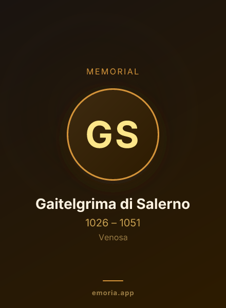 Memorial portrait of Gaitelgrima di Salerno