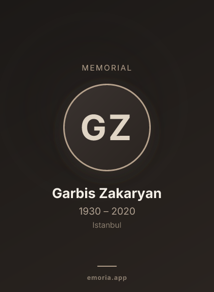 Memorial portrait of Garbis Zakaryan
