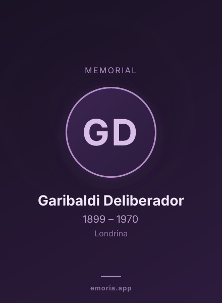 Memorial portrait of Garibaldi Deliberador