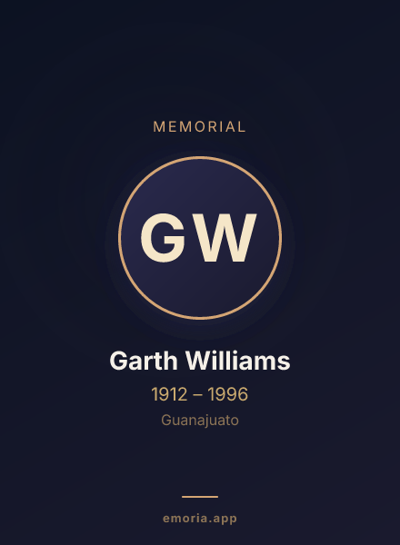 Memorial portrait of Garth Williams