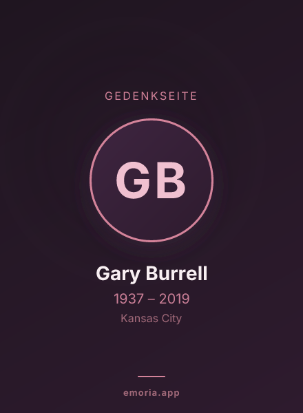 Gedenkportrait von Gary Burrell