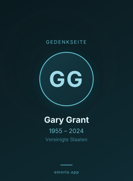 Gedenkportrait von Gary Grant