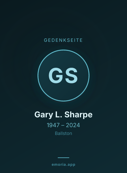 Gedenkportrait von Gary L. Sharpe