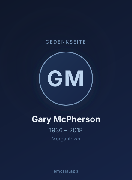 Gedenkportrait von Gary McPherson