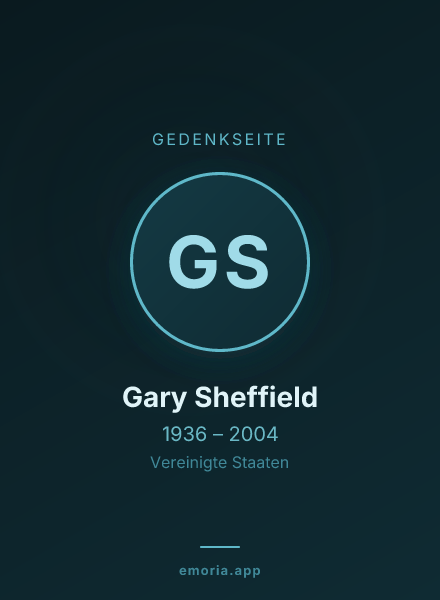 Gedenkportrait von Gary Sheffield