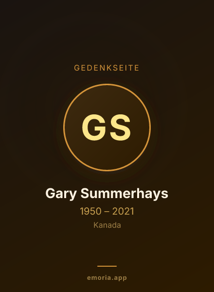 Gedenkportrait von Gary Summerhays