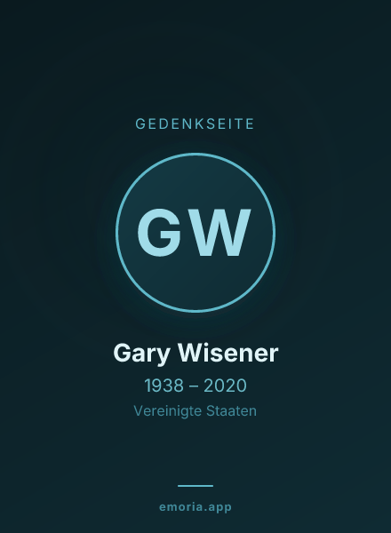 Gedenkportrait von Gary Wisener