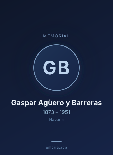 Memorial portrait of Gaspar Agüero y Barreras