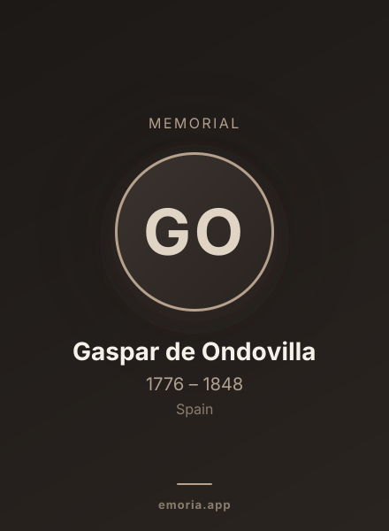 Memorial portrait of Gaspar de Ondovilla