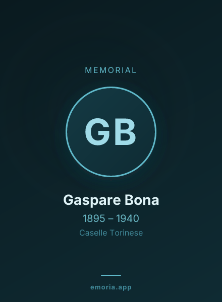 Memorial portrait of Gaspare Bona
