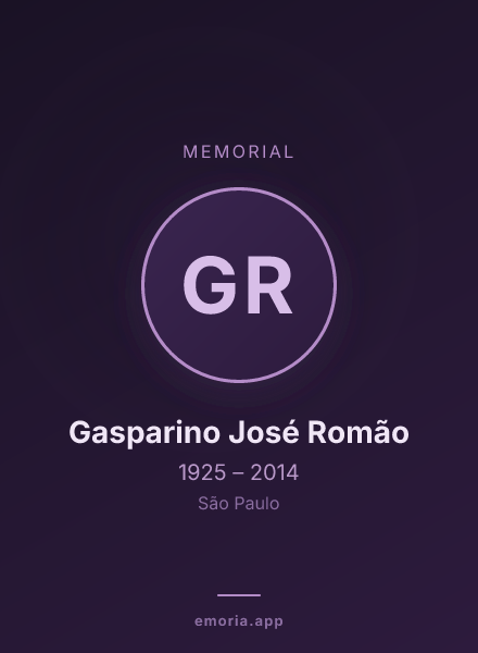 Memorial portrait of Gasparino José Romão