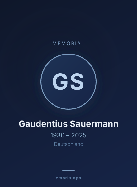 Memorial portrait of Gaudentius Sauermann
