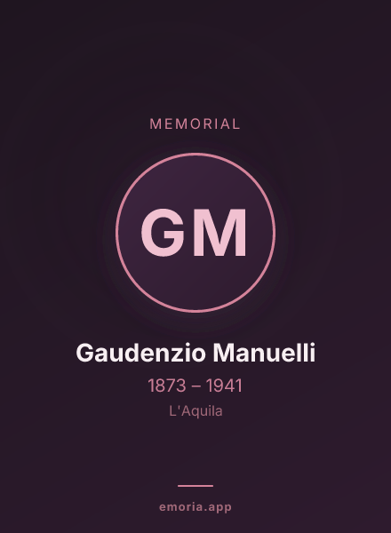 Memorial portrait of Gaudenzio Manuelli
